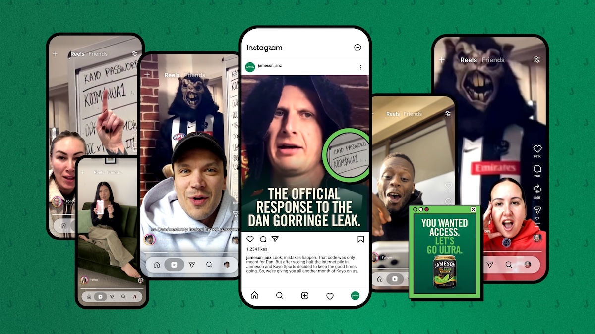 Jameson Irish Whiskey rewards AFL fans who used ‘leaked’ Kayo SPORTS code in stunt via 2045