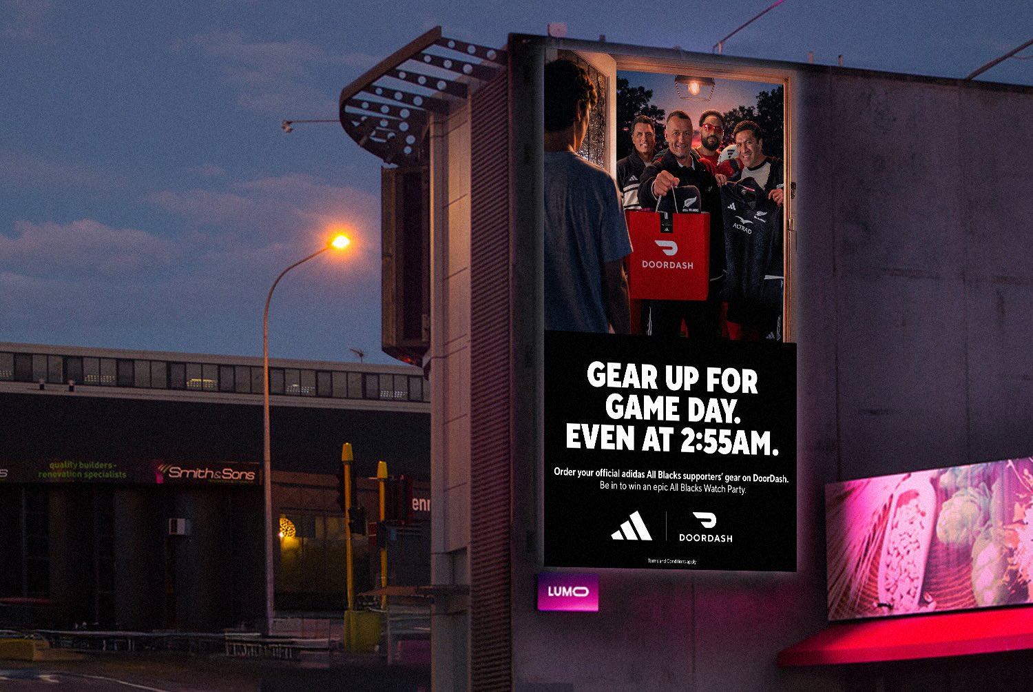 DoorDash and adidas help rugby fans gear up for match day… even at dawn via FEDERATION
