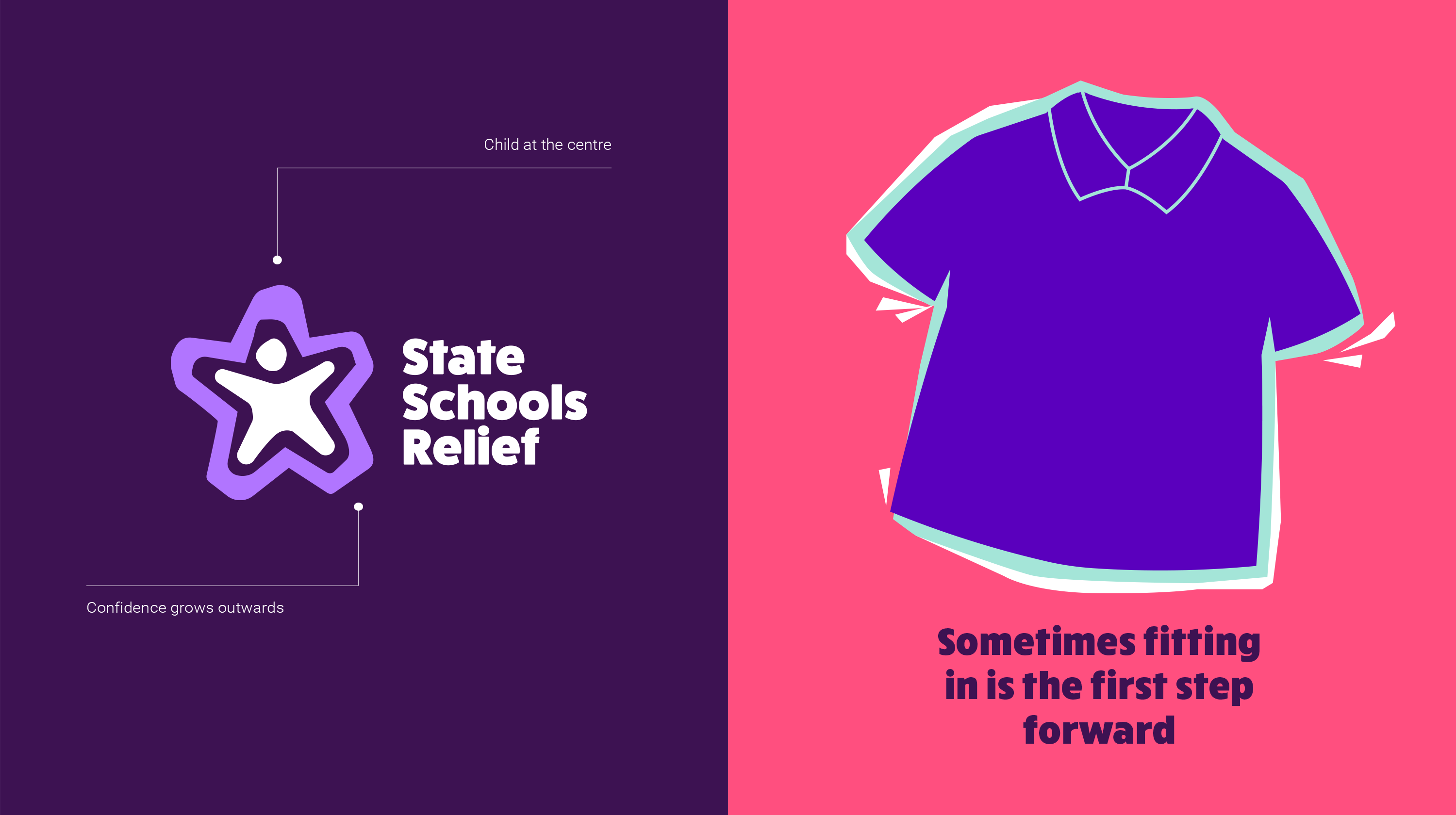 State Schools Relief launches new brand identity in new campaign via The Fuel Agency