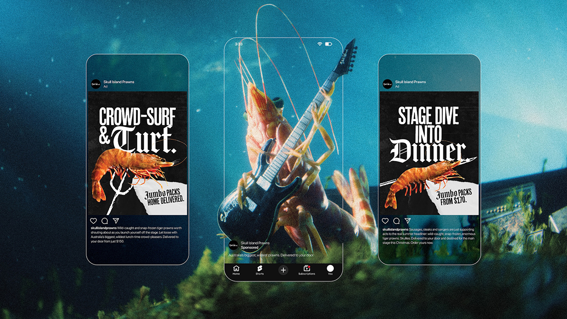 Skull Island Prawns cranks up the volume in new ‘Eat the Wild’ campaign via Bonfire, Perth