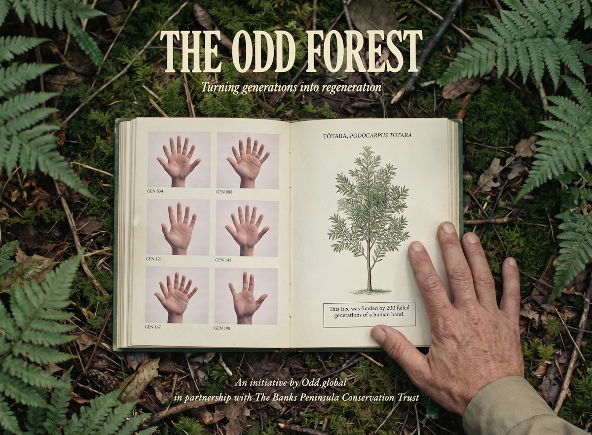 Odd Global launches The Odd Forest: an AI studio planting real trees for every generation, the good ones and the bad ones