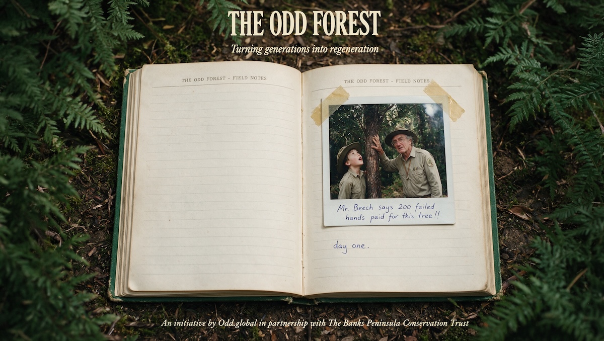 Odd Global launches The Odd Forest: an AI studio planting real trees for every generation, the good ones and the bad ones