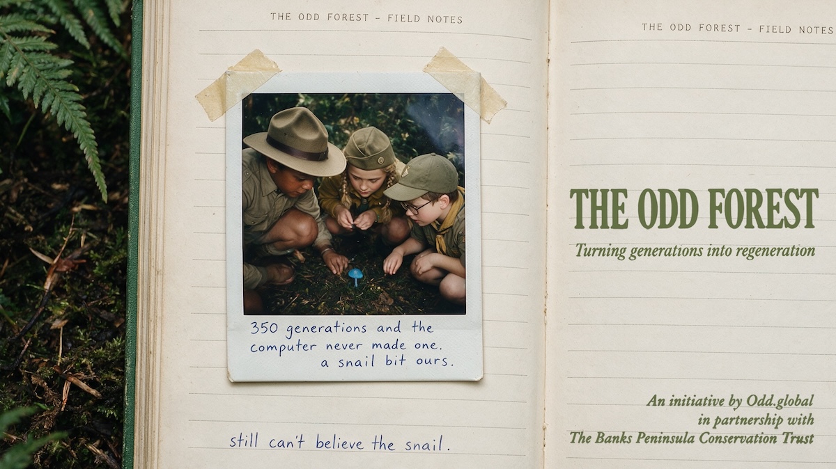 Odd Global launches The Odd Forest: an AI studio planting real trees for every generation, the good ones and the bad ones
