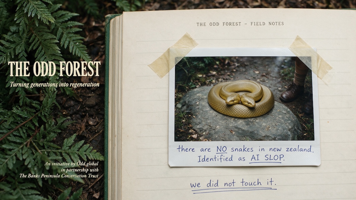 Odd Global launches The Odd Forest: an AI studio planting real trees for every generation, the good ones and the bad ones
