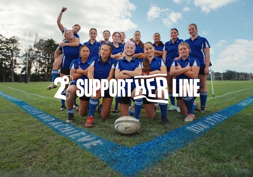 2degrees redraws the sidelines of sport with launch of ‘The SupportHER Line’ via TBWA NZ