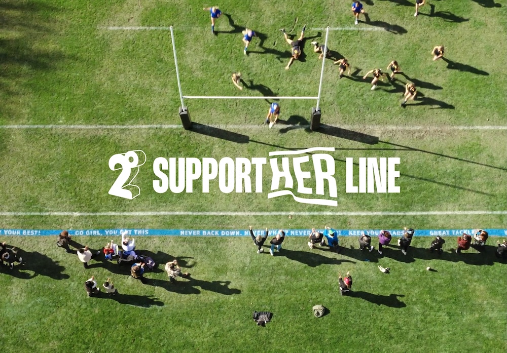 2degrees redraws the sidelines of sport with launch of ‘The SupportHER Line’ via TBWA NZ