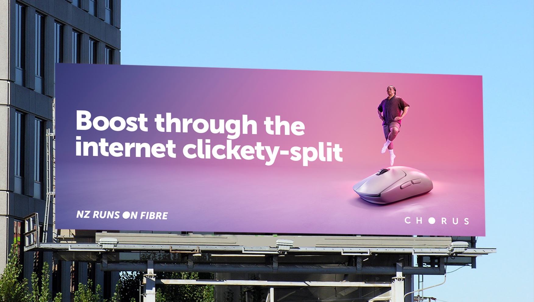 Chorus encourages Kiwis to ‘Go Clicker Than Ever’ in new campaign via McCann New Zealand