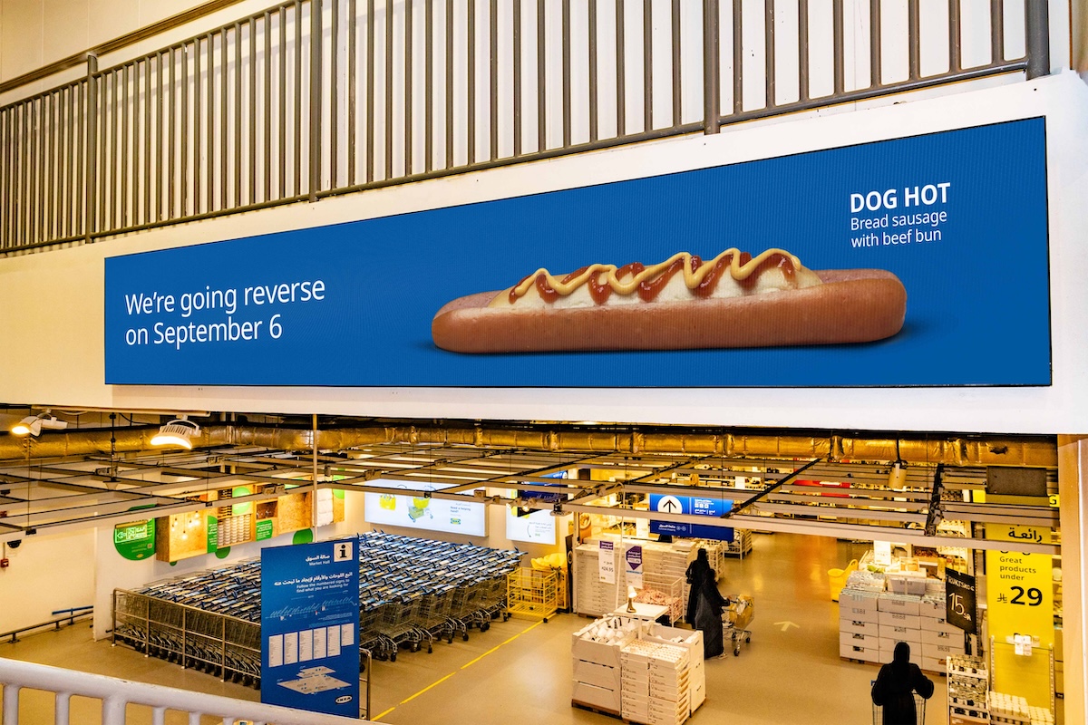 IKEA Reverse Shop Dog Hot campaign