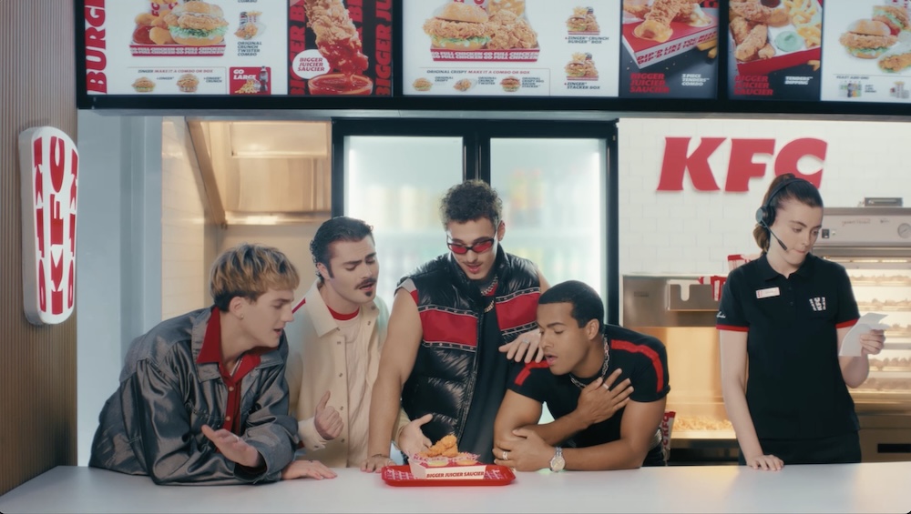 KFC ‘boybands’ its new chicken tenders to make them even tenderer in new campaign via Special