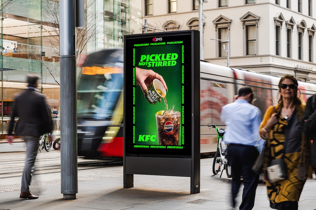KFC Picklecore OOH campaign