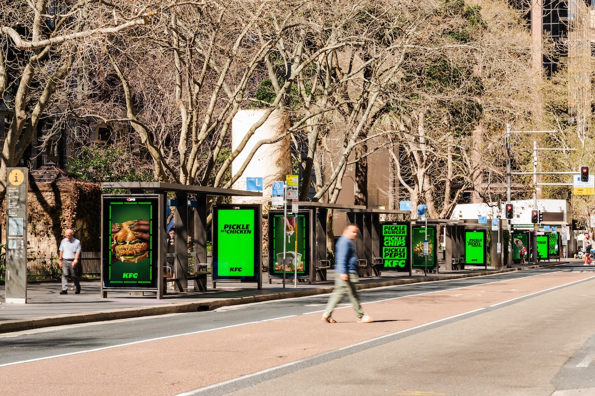 KFC Picklecore OOH campaign