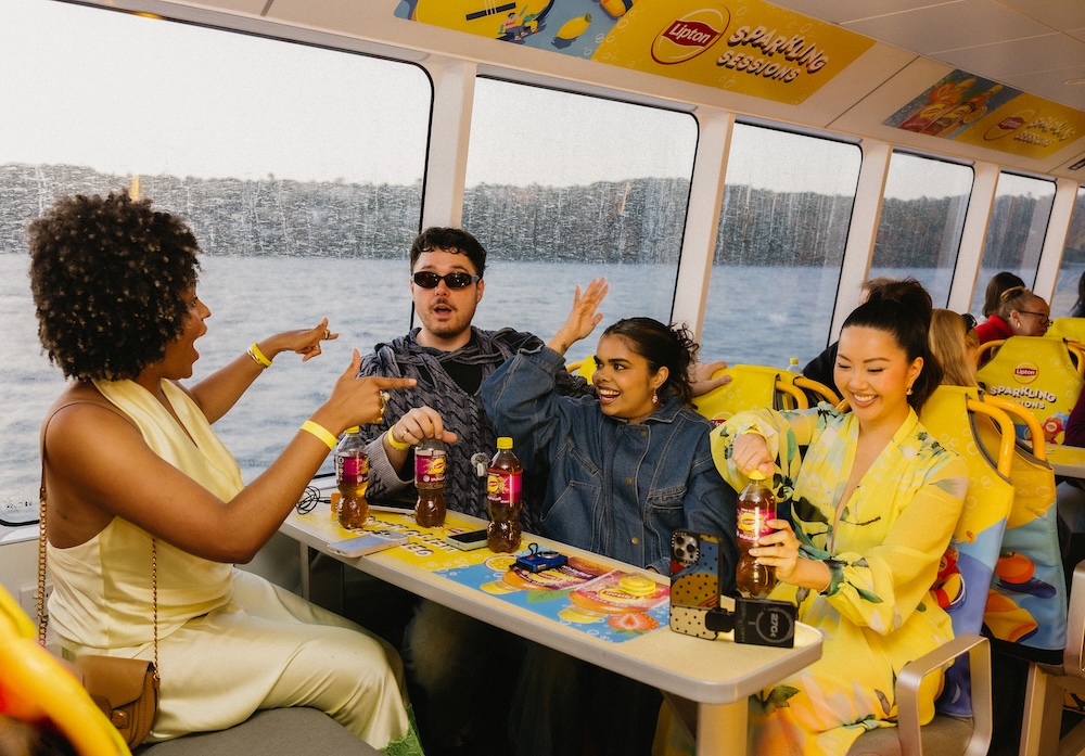 Lipton and The Jungle Giants transform the Sydney commute with first-ever Manly Fast Ferry takeover via Akcelo