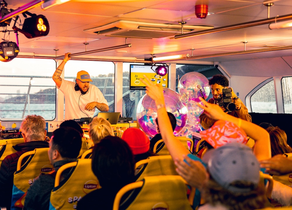 Lipton and The Jungle Giants transform the Sydney commute with first-ever Manly Fast Ferry takeover via Akcelo