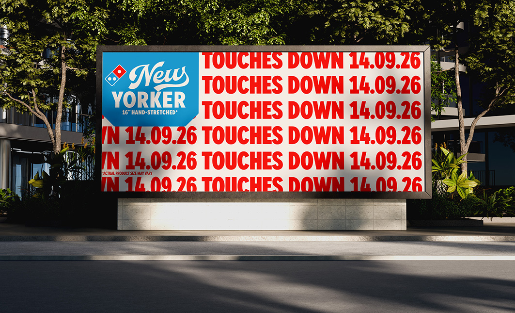 Domino’s asks Aussies+Kiwis to drop everything* in new campaign via Bureau of Everything