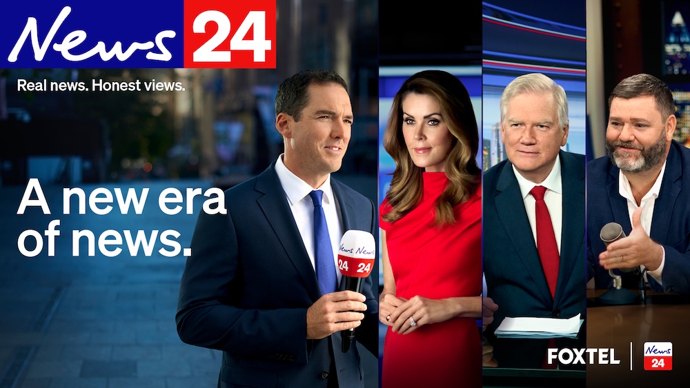 News24 unveils first campaign since Sky News Australia rebrand via Today The Brave + Roller