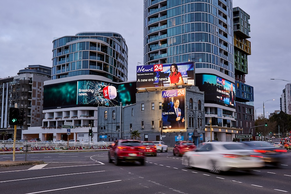 News24 unveils first campaign since Sky News Australia rebrand via Today The Brave + Roller