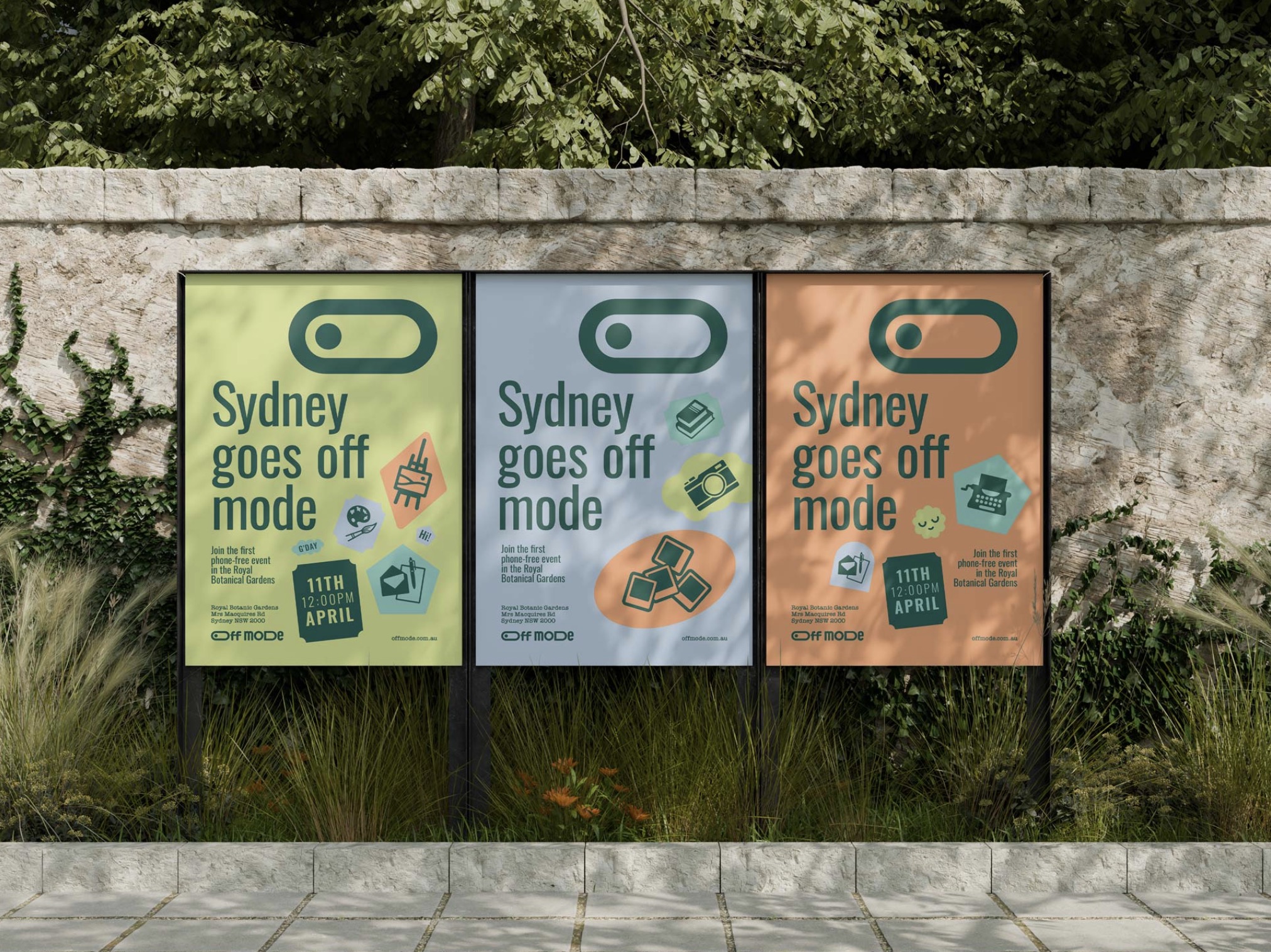 OffMode launches new brand identity via Young Folks as Australians look to log off