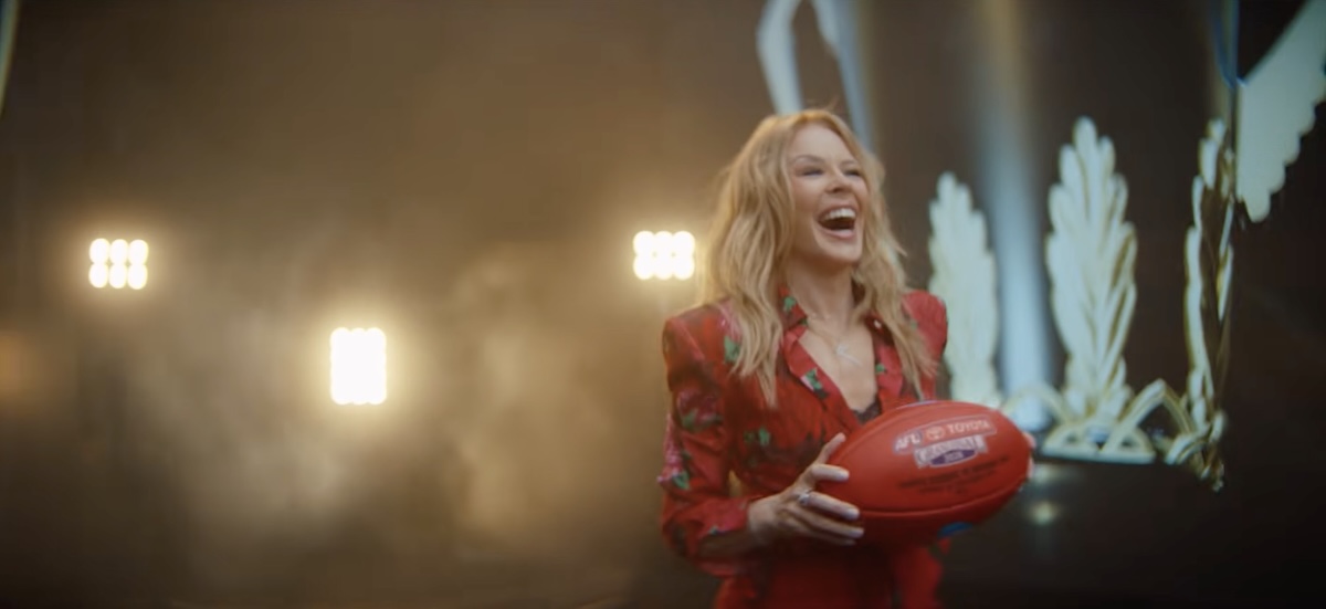 AAMI rescues the AFL Grand Final match ball with help from Kylie Minogue in latest ‘AAMI To the Rescue’ instalment via WPP Media OpenEra