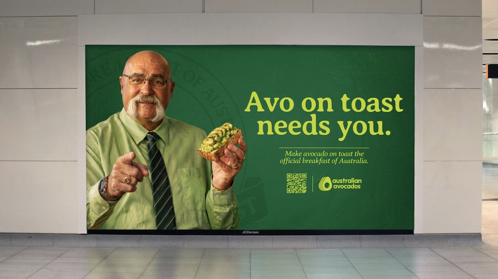 Merv Hughes fronts Australian Avocados’ ‘pit-tition’ to make avo on toast the official breakfast of Australia in new campaign via Thinkerbell