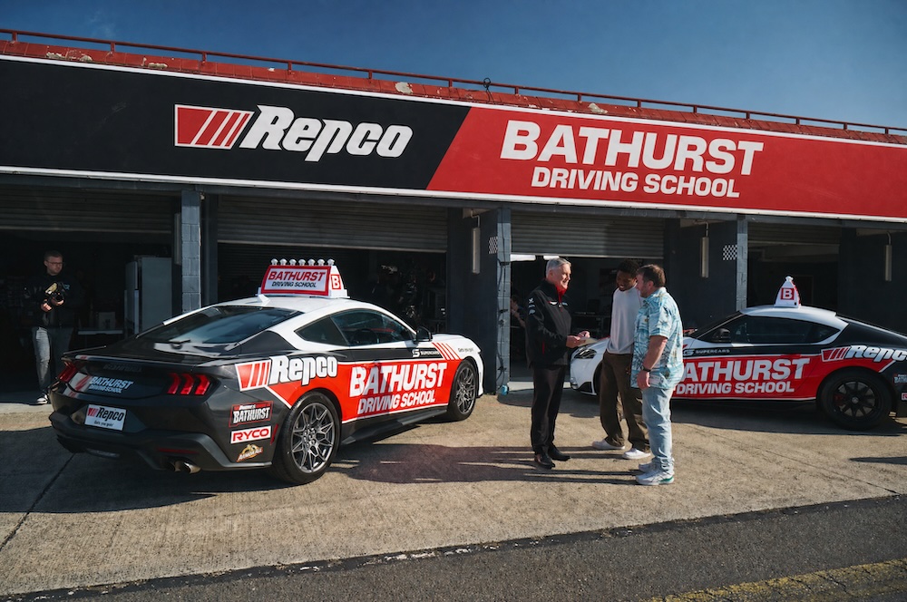 Repco and Thinkerbell launch the most unhinged drivers’ ed course – the ‘Bathurst Driving School’