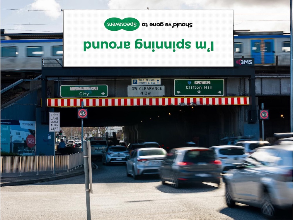 Specsavers gets fans ‘Spinning Around’ for AFL Grand Final in new OOH push via TBWA\Melbourne