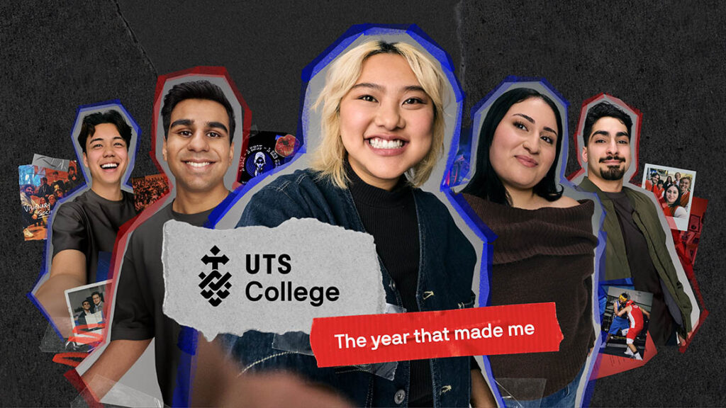 UTS College launches ‘The Year That Made Me’ genuine stories campaign via The Core Agency