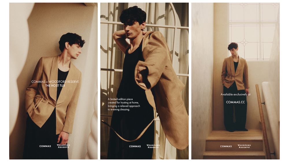 Woodford Reserve makes hosting fashionable with ‘The Host Tux’ via We Are Different + COMMAS