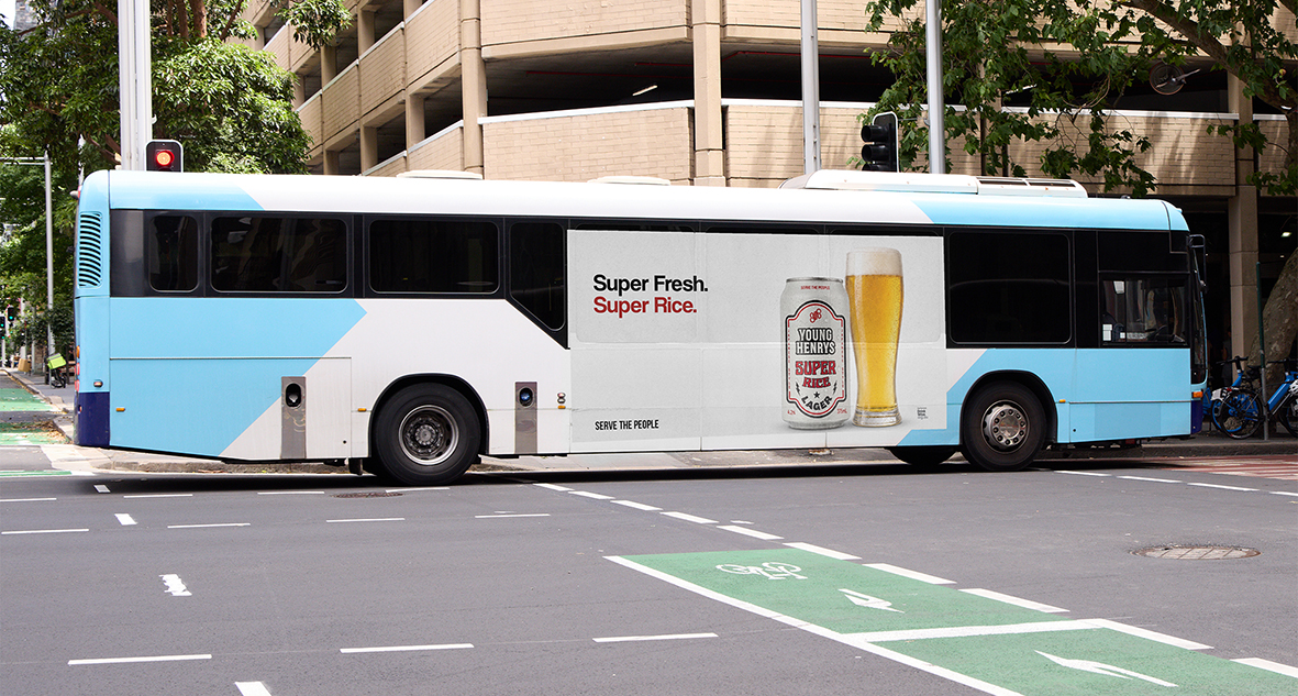 Young Henrys launches Super Rice lager with a Super Fresh approach via Paper Moose