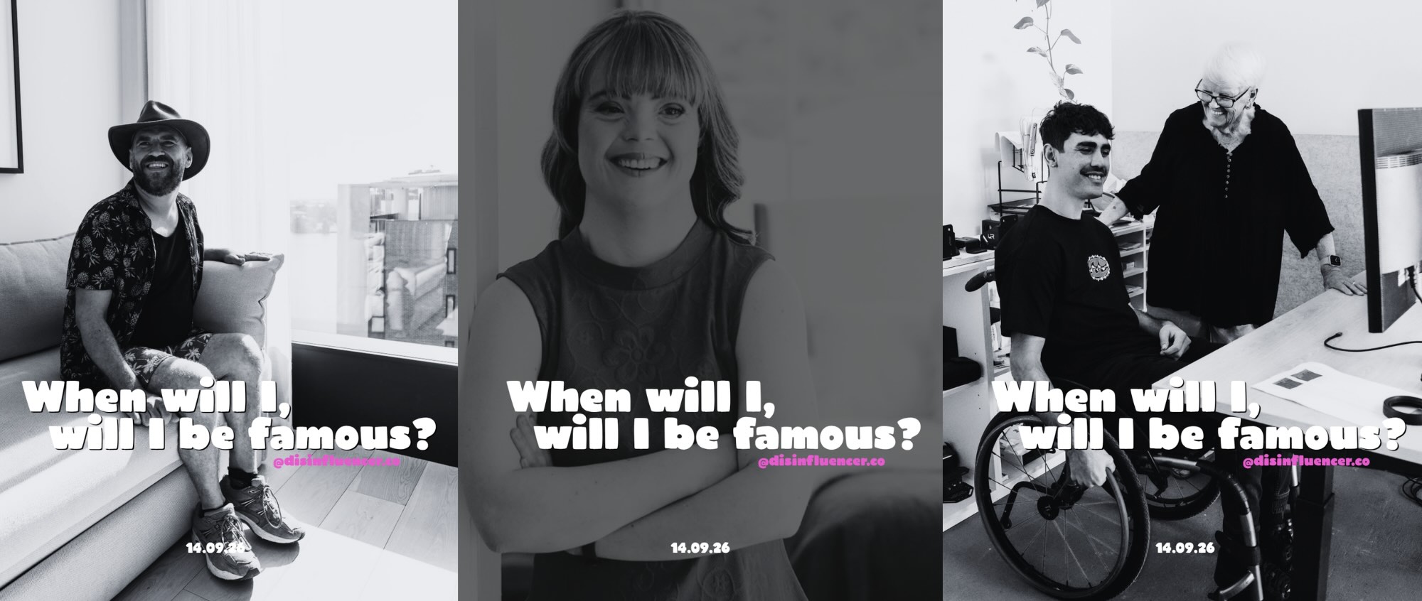 Disinfluencer asks “When will I be famous?” in campaign challenging disability representation