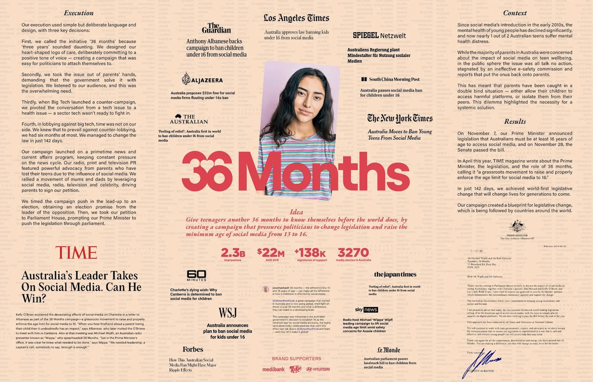 FINCH wins Silver for 36 Months in LIA’s inaugural Democracy and Human Rights category