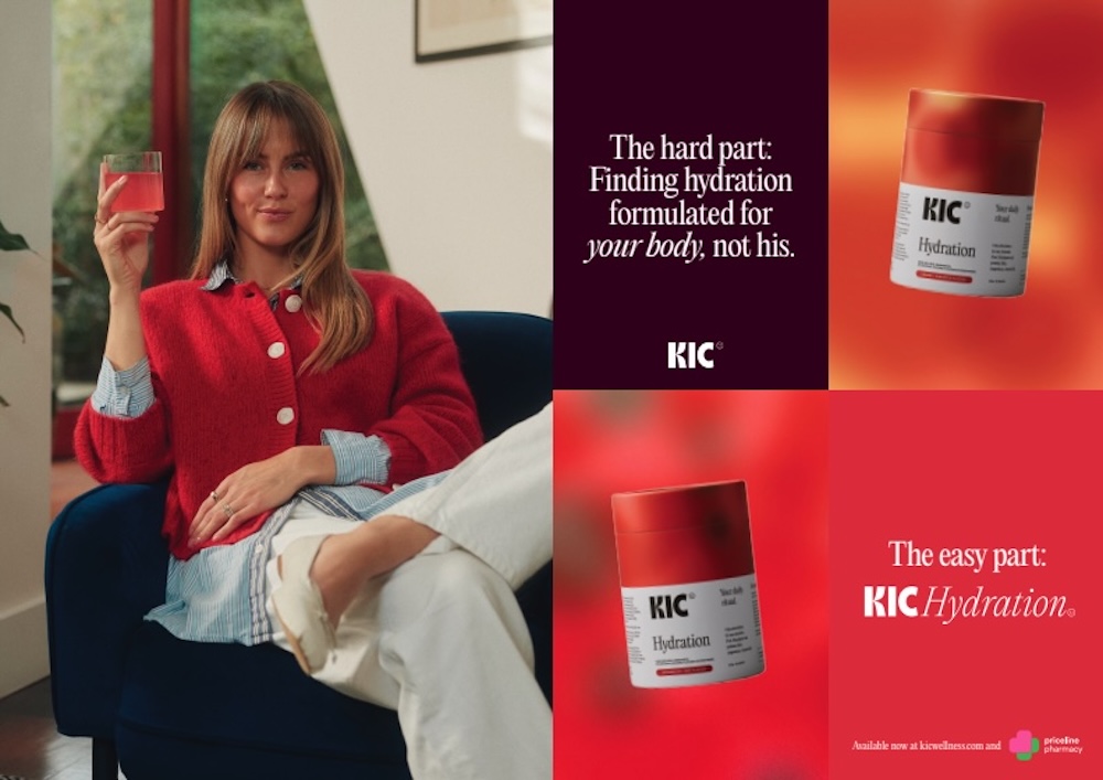 KIC launches KICHydration with ‘the hard part vs the easy part’ campaign via Willow & Blake