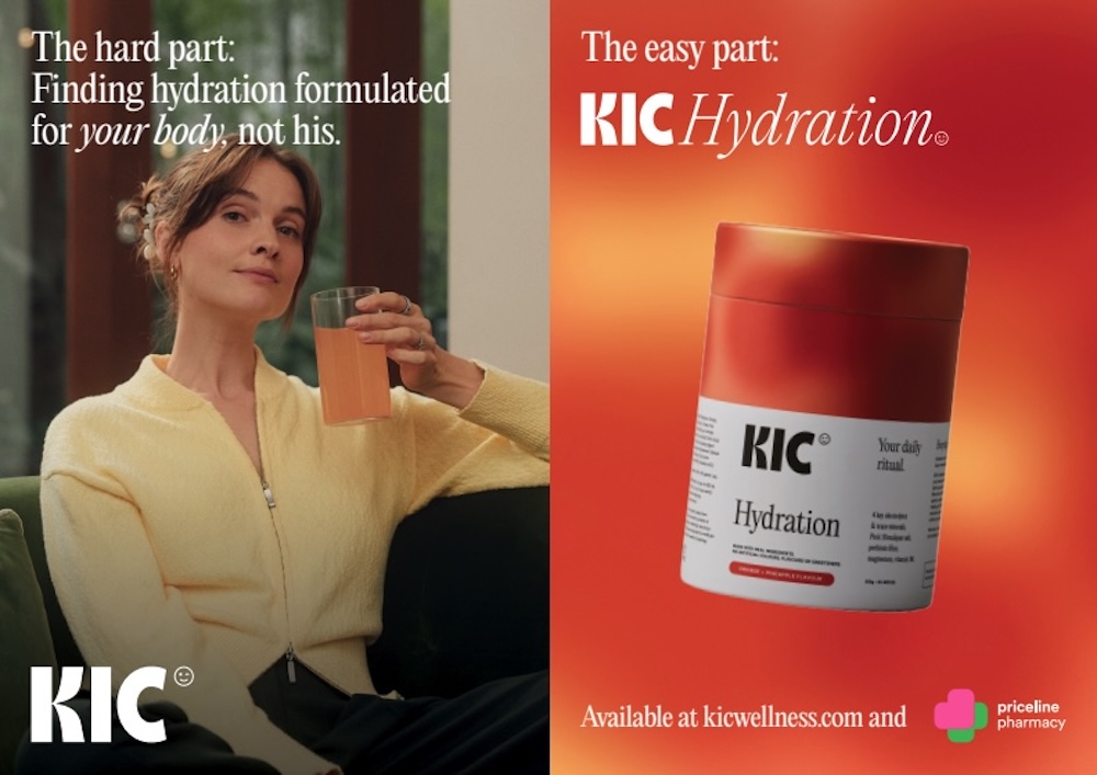 KIC launches KICHydration with ‘the hard part vs the easy part’ campaign via Willow & Blake