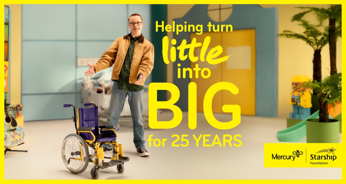 Mercury follows Starship kids from little to big in new campaign via McCann New Zealand