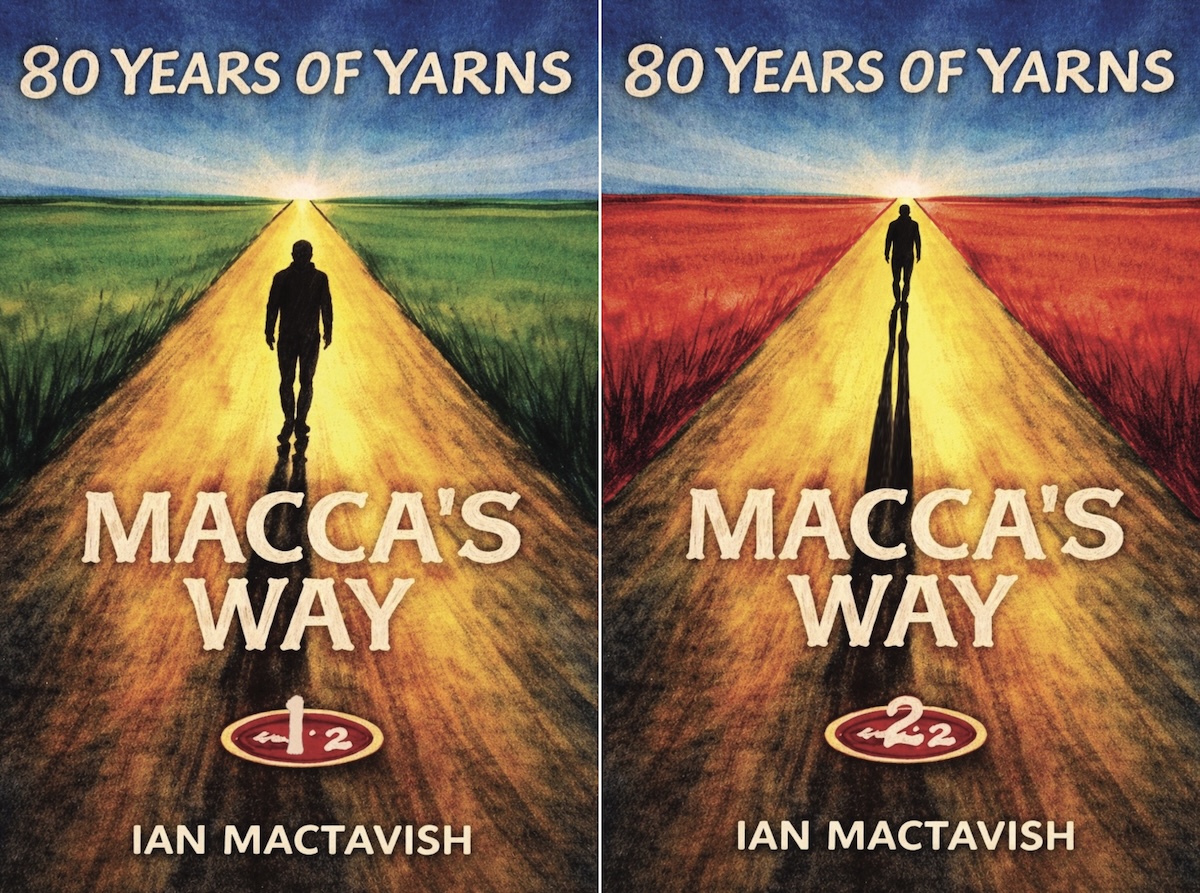 Creative Director in his eighties tells all: Ian MacTavish has written ‘Macca’s Way. 80 Years of Yarns’, a story for every year of his life