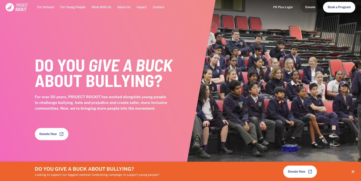 PROJECT ROCKIT launches new website via Spicy Web