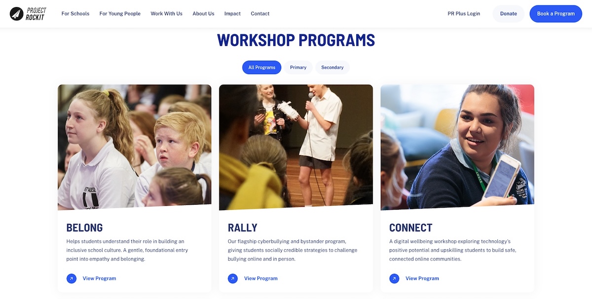 PROJECT ROCKIT launches new website via Spicy Web