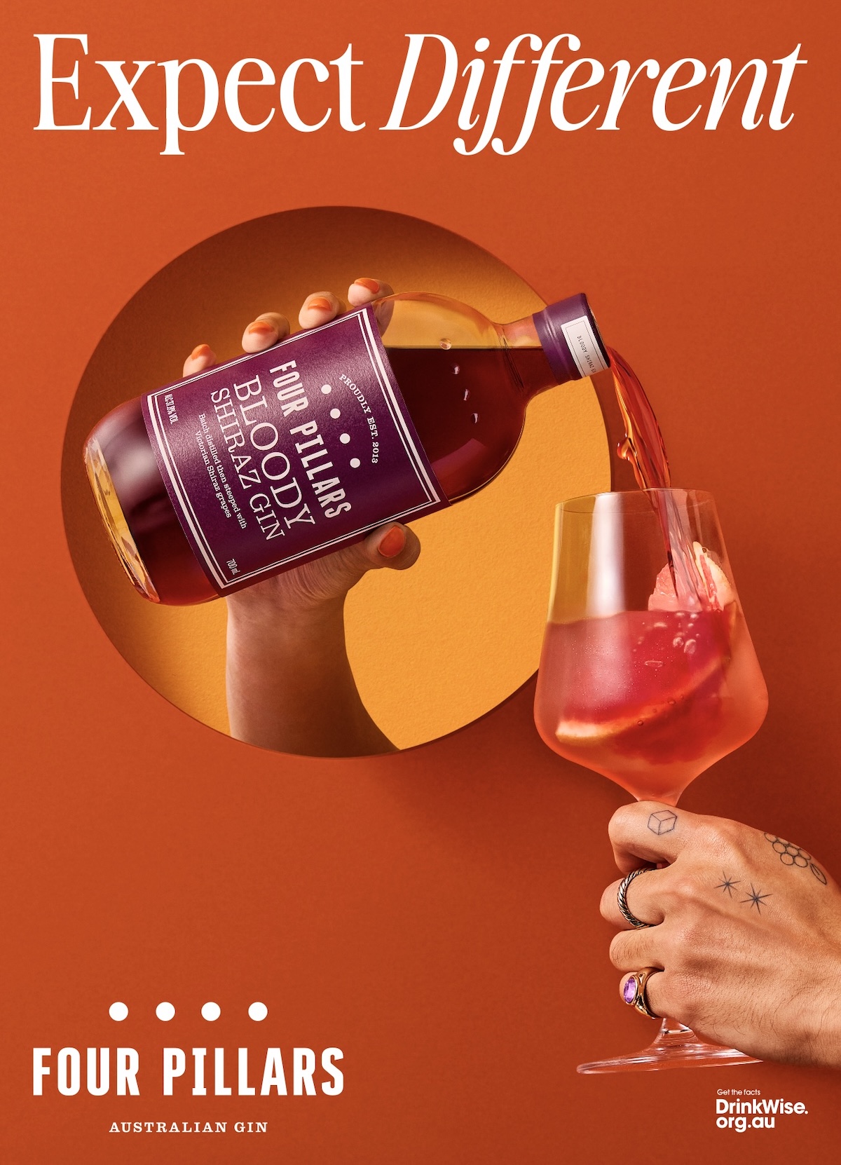 Four Pillars Gin launches new masterbrand platform ‘Expect Different’ via Weave