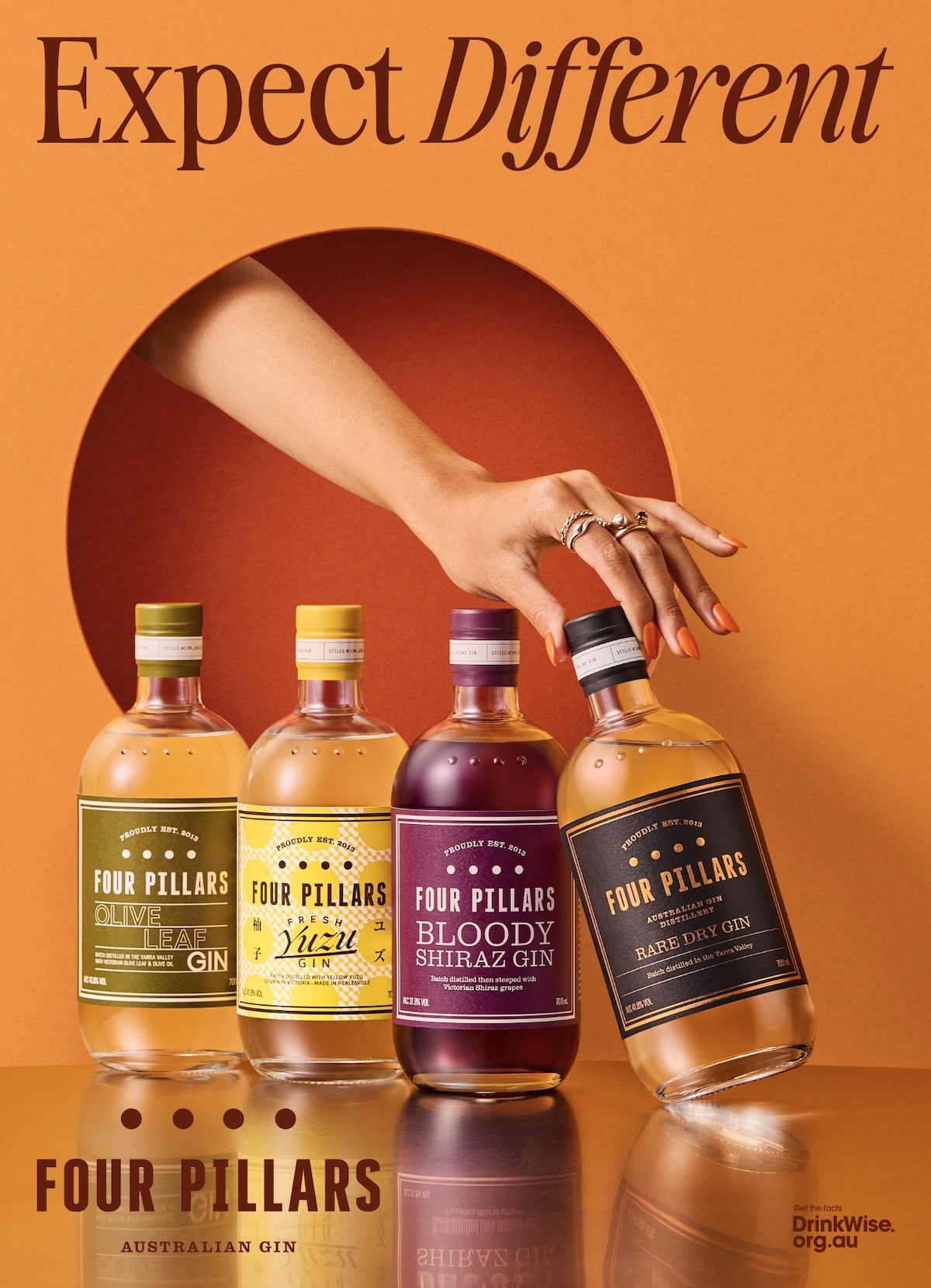 Four Pillars Gin launches new masterbrand platform ‘Expect Different’ via Weave