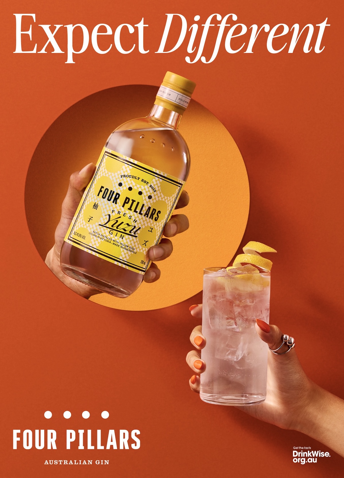 Four Pillars Gin launches new masterbrand platform ‘Expect Different’ via Weave