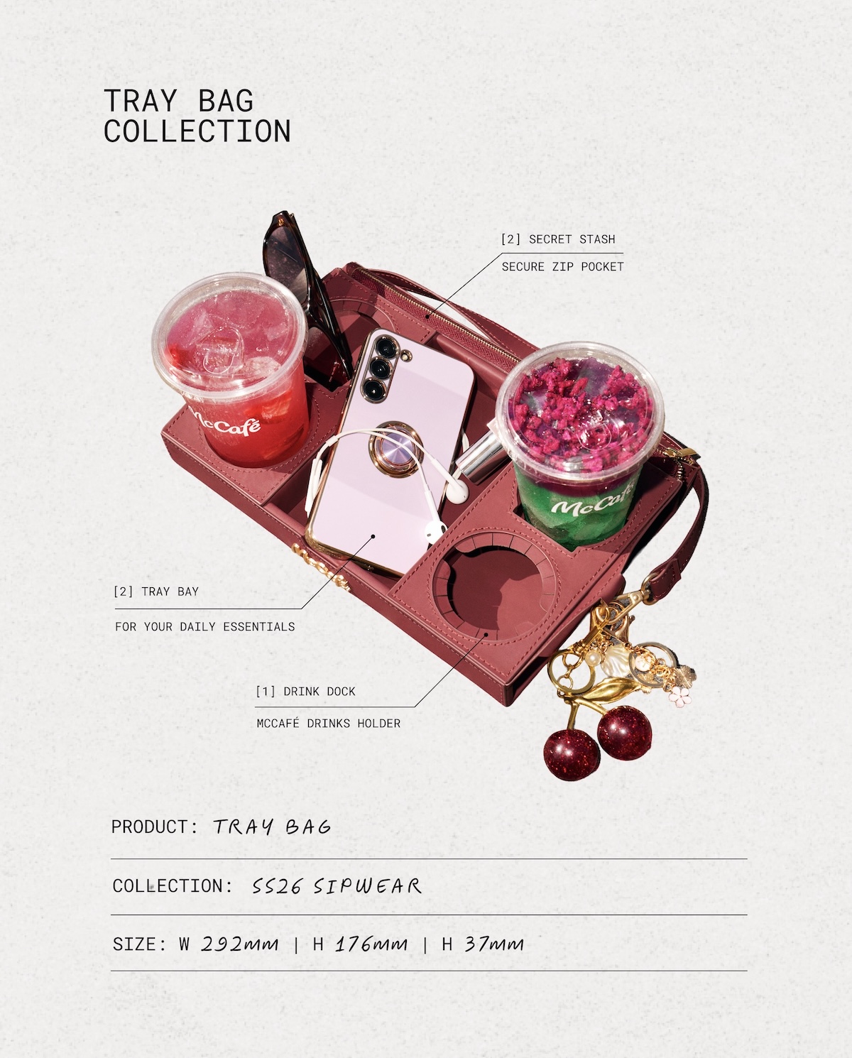 Macca’s elevates the everyday drinks run with new McCafé Tray Bag via Wieden+Kennedy Sydney
