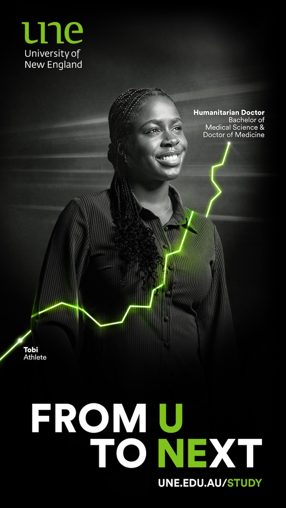 UNE celebrates unconventional paths to study in new ‘From U to Next’ campaign via dentsu