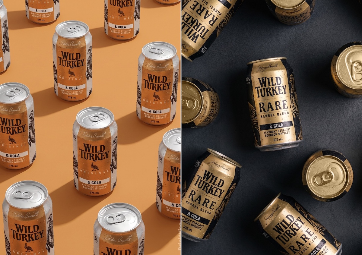 Wild Turkey unveils new look for its RTD range via The Creative Method